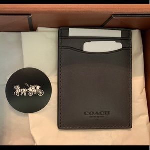 Coach Card Wallet with money clip